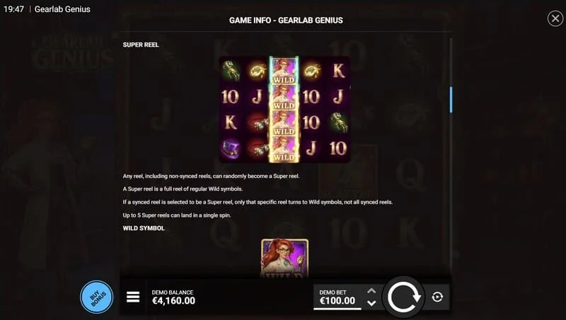 Gearlab Genius - et 5x4 gitter med aktive multiplikatorer over vertikalerne